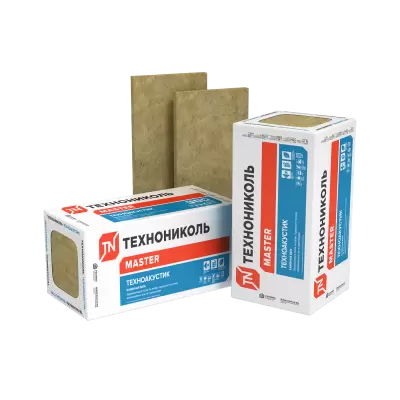Звукоизоляция ТЕХНОАКУСТИК, 1200х600х50 мм, (12 плит, 8,64 кв.м)