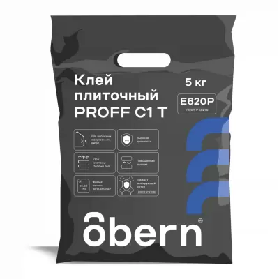 Клей для плитки PROFF C1T OBERN 5кг
