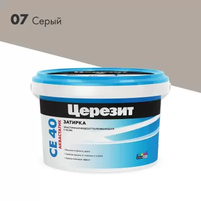"CERESIT"Затирка CE40 Серая 2кг №07